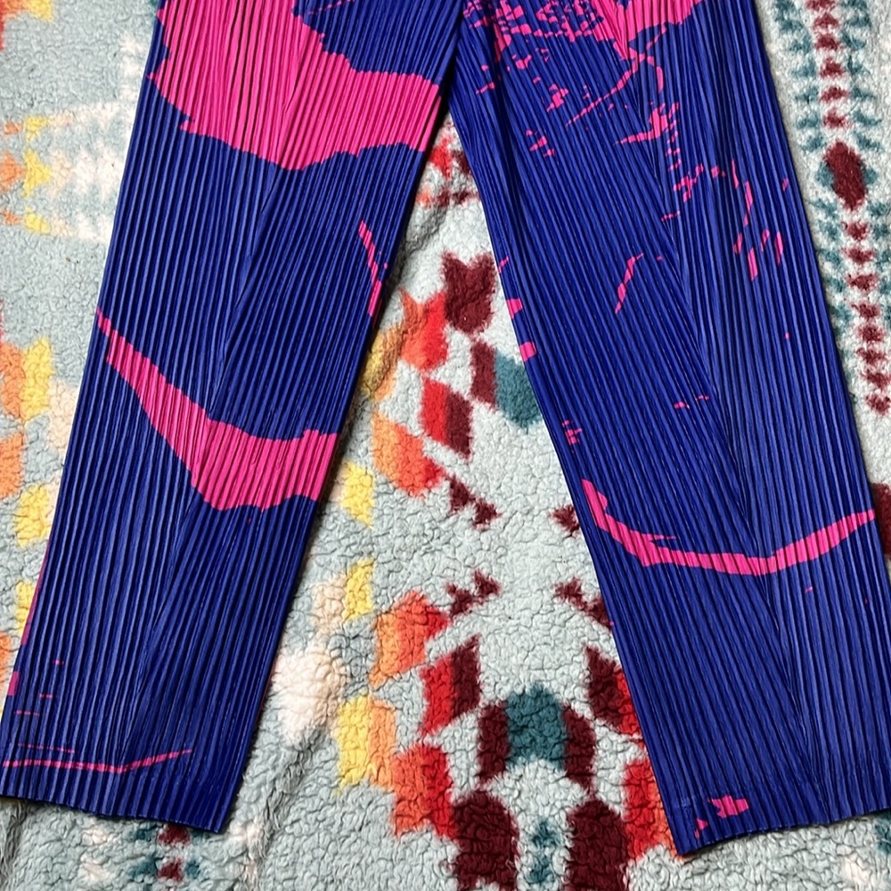 Kate Hewko pleated pink purple pants trousers - Picture 4 of 5